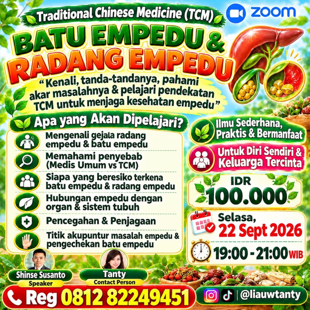 Traditional Chinese Medicine (TCM) - Batu Empedu & Radang Empedu